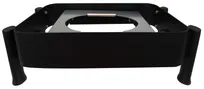 product of Spring USA S574-8/23 Chafer Stand, 18-3/4" W x 17-3/4" D x 6" H, Titanium Frame for Radiance Server
