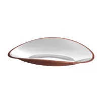 product of Spring USA SK10965 - Oval Platter, 16" L x 12-1/2" W x 3" H, Stainless Steel, Burnt Copper