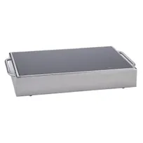 product of Spring USA STS-1220 Steel Riser 22" W x 14" D x 3-1/2" H up to 4" Silver W 20-29" D 10-19" 1-2 Step