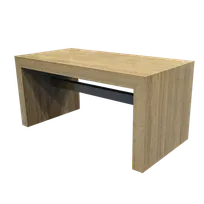 product of Spring USA SRN-WATERFALL-TABLE Induction Table, 36x72x36", Wood Base, Glass/Stone Top, 3 Burners, Swivel Casters