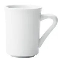 product of Winco BSM-8 Birkhall Mug, 8-9 oz White Porc., 3-3/8" Dia x 4-1/4" H RoundTall, Non-Stack - 1 Dozen