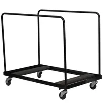 product of Flash Furniture NG-DY60-GG Dolly 28"W x 48"D x 47"H 8-10 60" tables, 1/8" steel frame, black 4" swivel casters