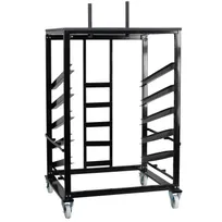 product of Flash Furniture XA-36-COTA-DY-GG Cocktail Table Dolly 40W x 34D x79.5H Fit 10 36" Tbls 5Sh Gry4 5"Casters2Lock