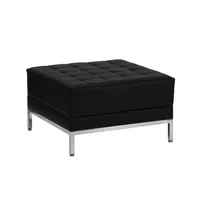 product of Flash Furniture ZB-IMAG-OTTOMAN-GG Hercules Imagination Series Ottoman, 28x28x17, LeatherSoft, Tufted, Black