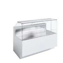product of Ciam USA CIAM 6040 SQ10R4UP12M100I Red Meat Display Case 39" L x 39" D x 47" H Heated Glass 120V