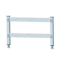 product of Fermod 6669311-R1 Fermostock Dunnage Rack Upright, 12H x 22D, 20 Micron Anodized Aluminum, NSF