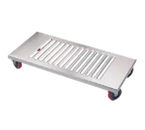 product of IMC Teddy D-4230-L Louvered Stainless Steel Dunnage Rack - 42"W X 30"D X 12"H