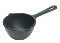 product of Lodge LMP3 Melting Pot, 5-2/5" Dia. Seasoned Cast Iron, PFOA/PTFE Free, Induction Ready, Made in USA