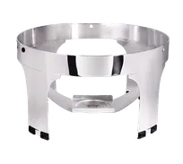 product of Spring USA E372-6 Suite Conversion Server Stand, Round Stainless Steel, Fits 2372, 2382, 2472