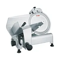 product of Global Solutions by Nemco GS1602 - Meat Slicer, 12" Stainless Steel Blade, Gravity Feed, 0-9/16" Slice Thickness, 110V, 280W