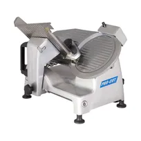 product of Pro-Cut KDS-10 Manual Feed Meat Slicer, 10" Chromium Steel Blade, 45° Gravity Feed, 1/3 HP, Anodized Aluminum Body
