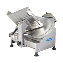 product of Pro-Cut KSDS-12 Meat Slicer, 12" Steel Blade, 45° Gravity Feed, 7/16" Slice, Belt-Driven, 1/3 HP, 250W, Stainless Steel