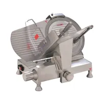product of Prepline HBS350 Electric Meat Slicer, 14" Stainless Steel Blade, 250 RPM, 120V 350W, Anodized Aluminum