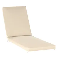 product of Flash Furniture LTS-CUSHION-3-BG-GG Lyra Outdoor Lounge Cushion, 3" Foam, Beige, UV-Coated Fabric, Piped Edges