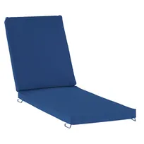 product of Flash Furniture LTS-CUSHION-3-NV-GG Lyra Outdoor Lounge Cushion, 3" Foam, Navy, UV-Coated Fabric, Piped Edges