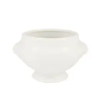 product of CAC China LN-8-P Lion Head Tureen, 8 oz, 4-1/2" x 4" x 2-3/4", Porcelain, Microwave Safe - Dozen