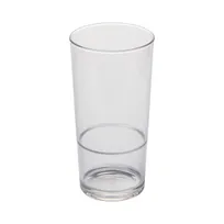 product of GET PK/BB-RNW-20-CL - Stackable 20 oz Mixing Glass, 3.25" Dia x 6.5" H, Tritan Red, 1 Dozen