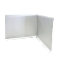 product of New Age 9789C Cove Baseboard, Inside Corner, 5"W X 5"H, Aluminum, (2 Pieces)