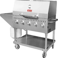 product of Omcan USA 47840 35" Outdoor Gas Grill, (5) Burners