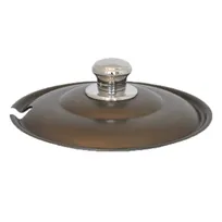 product of Spring USA 375-61/6BC Soup Tureen Cover Notched 9-7/8" Dia 6 Qt Stainless Steel Bronze Chrome Accents