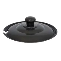 product of Spring USA 375-61/6TB Tureen Cover, Notched 9-7/8" Dia., 6-Qt, Steel with Black Pearl