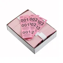 product of Winco CCK-5PK Coat Check, Pink - 500/Box