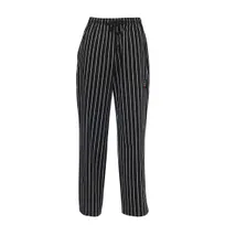 product of Winco UNF-3CL Newbury Chef Pants, Relaxed Fit, chalk stripe, large