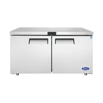 product of Atosa USA MGF8407GR 60" 2-Section Undercounter Freezer w/ 2 Doors, 17.2 cu. ft.