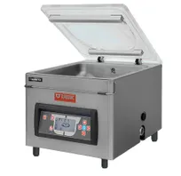product of Omcan USA 48513 Trento Turbovac TS40 Countertop Sealer, 16" Seal Bar, 21m³ Pump, 10-Program LCD, 100-120V