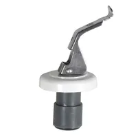 product of Winco WBS-W Wine Bottle Stopper, Thermoplastic Cork, Stainless Steel Clip, White Collar - 1 Dozen