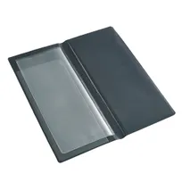 product of Winco CHK-3K Check Holder, 9-1/4" X 4-1/2", 3-Flap Pockets, Clear Sleeve