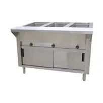 product of Advance Tabco SW-3E-240-DR 47" Electric Hot Food Table, (3) Sealed Wells