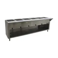 product of Advance Tabco SW-6E-240-BS 93" Electric Hot Food Table, (6) Sealed Wells