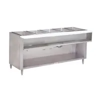 product of Advance Tabco WB-5G-NAT-BS 77" Natural Gas Hot Food Table, (5) Open Wells