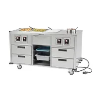 product of Lakeside 6750 62" Serve All Mobile Food Station, (3) Dry Heat Wells