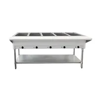 product of Omcan USA 46648 72" Electric Steam Table, (5) Open Wells