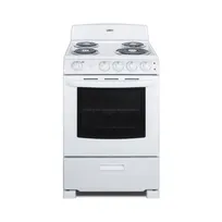 product of Summit RE2411W Electric Range, 24"W, 2.9 Cu.Ft. Oven Capacity