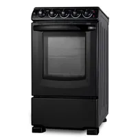 product of Summit REX2051BRT Electric Range, 20" W, 2.3 Cu. Ft. Capacity Oven