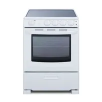 product of Summit REX2421WRT Electric Range, 24"W, 2.9 Cu.Ft. Oven Capacity