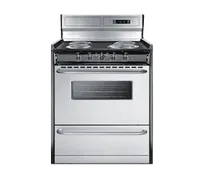 product of Summit TEM230BKWY Electric Range, 30"W, Digital Clock, Black Exterior Finish