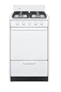 product of Summit WTM1107IS Gas Range, 20" W X 24"D, 2.46 Cu.Ft. Oven Capacity, Backguard