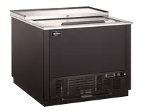 product of Omcan USA 50113 - 36" Glass & Plate Chiller, 8.5 cu ft, Sliding Door, 5 Shelves, 0°F-7°F, R290, 115V