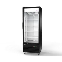 product of Omcan USA 50123 - 30" One-Section Merchandiser Refrigerator, 16.3 cu.ft, Stainless Steel, Black, R290