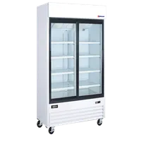 product of Omcan USA 50127 - 40" Merchandiser Refrigerator, 31.5 cu.ft, Sliding Glass Doors, 115V 3.7A