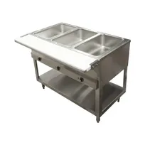 product of BK Resources STESW-3-240 44" Electric Steam Table, (3) Pan Sealed Wells