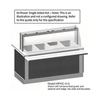 product of Multiteria MPHC-4-G 66" M-Power Hot Food Serving Counter, (4) Wells