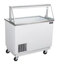 product of Omcan USA 50120 (FR-CN-0047) 47" Ice Cream Dipping Cabinet w/ Curved Sneeze Guard