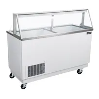 product of Omcan USA 50121 (FR-CN-0068) 67" Ice Cream Dipping Cabinet w/ Curved Sneeze Guard