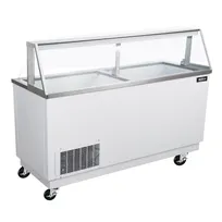 product of Omcan USA 50122 (FR-CN-0089) 88" Ice Cream Dipping Cabinet w/ Curved Sneeze Guard