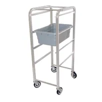 product of Omcan USA 13495 Aluminum Full Size Mobile Lug Rack w/ 4 Lug Capacity
